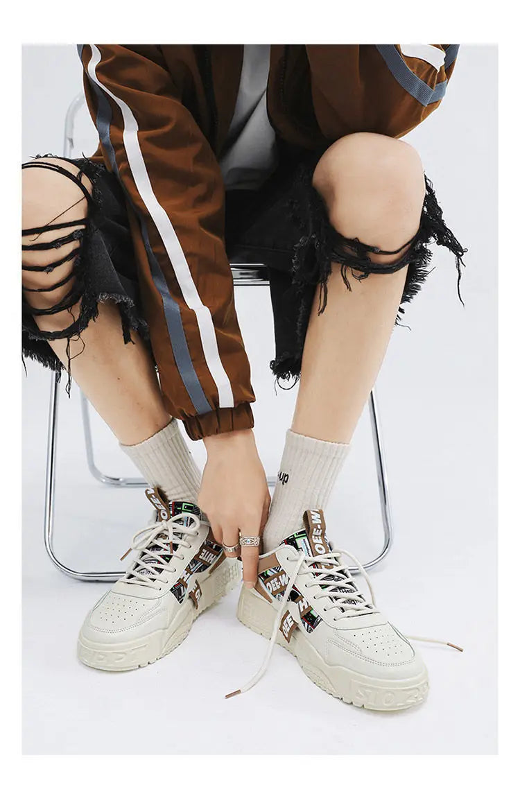 Men’s Vulcanised-Sole Casual Sneakers — Image 29