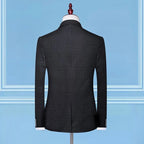 Men’s Smart Casual Wedding Suit – Slim Fit Tuxedo, Single Breasted 2-Piece Set - StepByStepNow