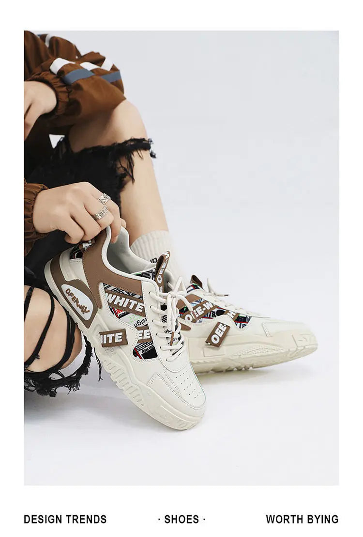 Men’s Vulcanised-Sole Casual Sneakers — Image 30