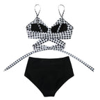 Push Up Bikini Women Swimsuits 2026 Sexy Swimwear Female Brazilian Bikini Set High Waist Biquini Swimming Suits Solid Beachwear