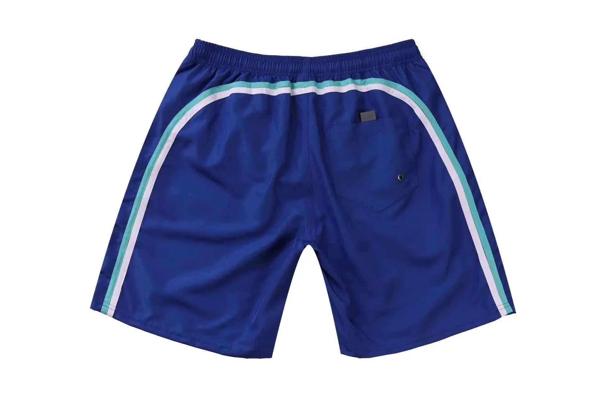 Mens Quick Dry Three Quarter Length Beach Shorts Casual Swim Board Shorts With Inner Lining Summer Vacation Bottoms