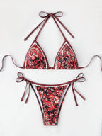 2026 Halter String Triangle Two Piece Bikini Women Swimwear Female Swimsuit Bathers Bathing Swimming Suit Beachwear Summer