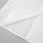 Camicia con risvolto in puro cotone jacquard francese