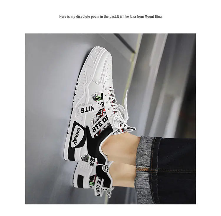 Men’s Vulcanised-Sole Casual Sneakers — Image 23
