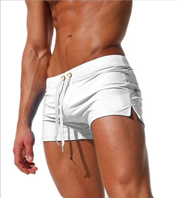2026 New Swimwear Men Sexy swimming trunks  swimsuit mens swim briefs Beach Shorts