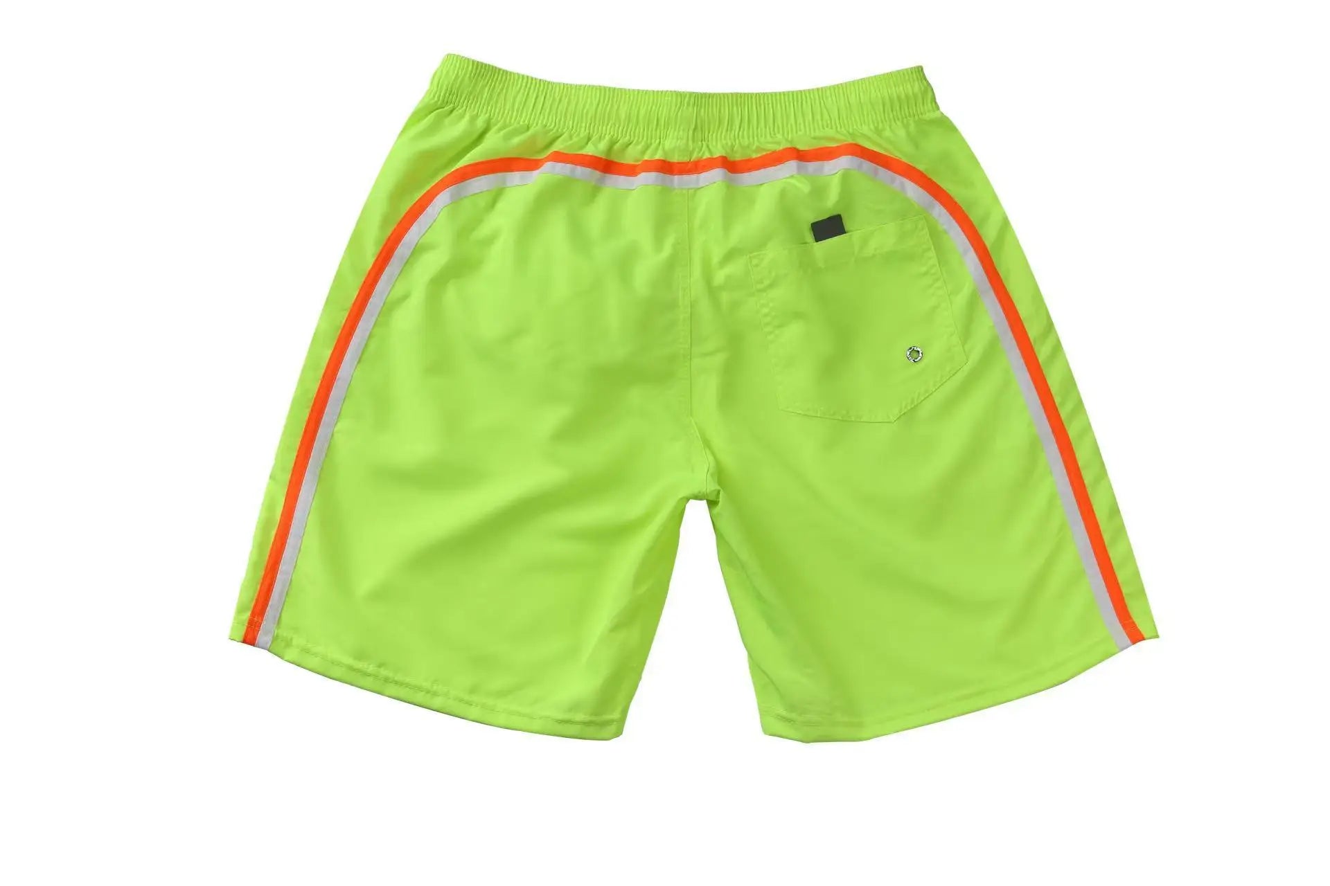 Mens Quick Dry Three Quarter Length Beach Shorts Casual Swim Board Shorts With Inner Lining Summer Vacation Bottoms