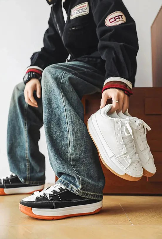 Men’s colour-block lace-up sneakers, product image 1