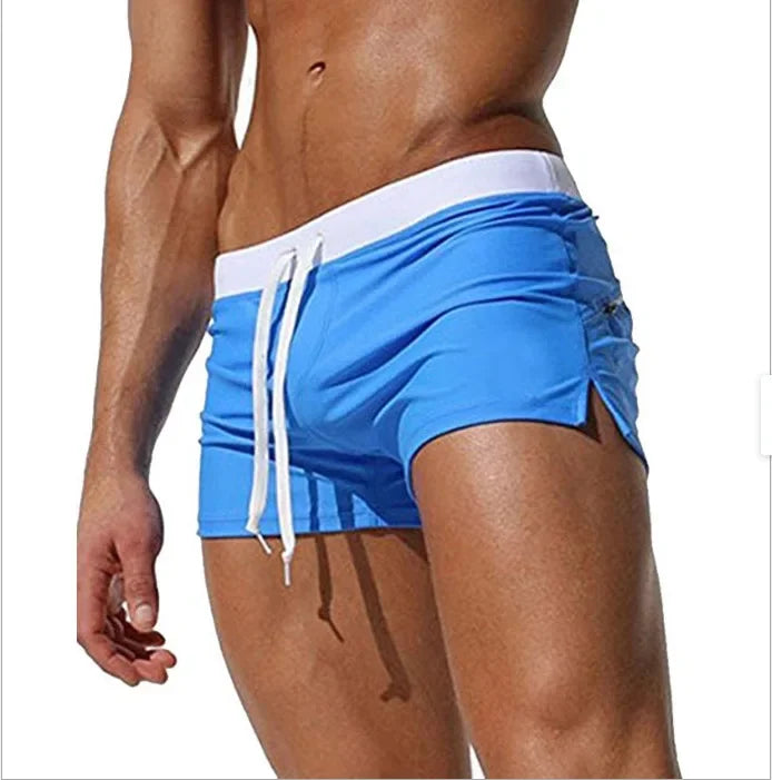 2026 New Swimwear Men Sexy swimming trunks  swimsuit mens swim briefs Beach Shorts