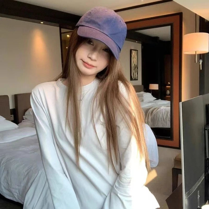 Camicia a maniche lunghe con orlo in pizzo dolce e pieghe Donna Autunno e inverno Sle coreano Semplice e versatile