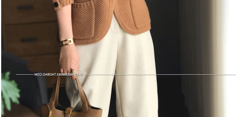 Autunno inverno nuovo addensato 100% Cashmere lana Cardigan donna Stand collo maglione maglione sciolto maglia Base maglione di lana giacca