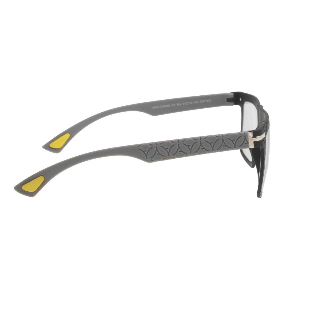AirDP Swami C1 Bis photochromic sunglasses in black, gold, grey