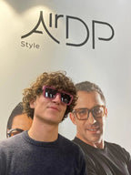 AirDP Leonardo C21 sunglasses in grey, red, pink