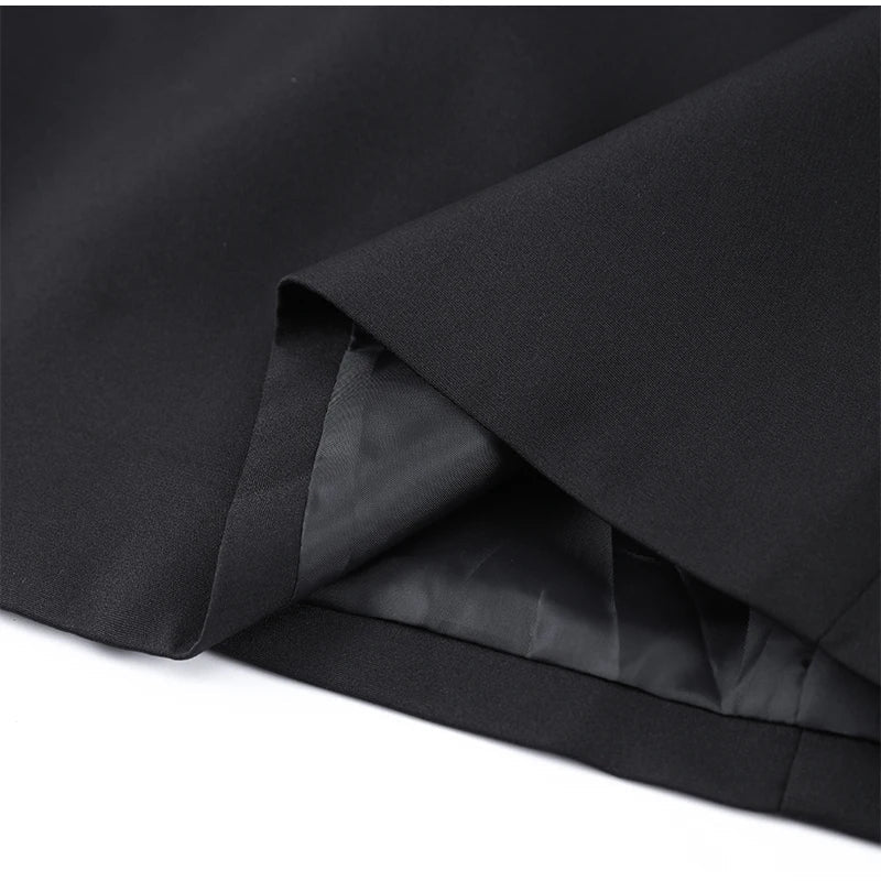 Abito corto lisca di pesce scollo profondo donna sexy moda chic - StepByStepNow