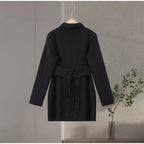 Abito corto lisca di pesce scollo profondo donna sexy moda chic - StepByStepNow