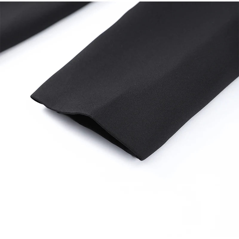 Abito corto lisca di pesce scollo profondo donna sexy moda chic - StepByStepNow