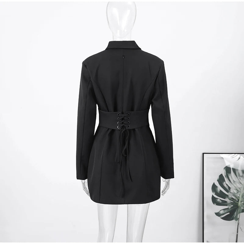 Abito corto lisca di pesce scollo profondo donna sexy moda chic - StepByStepNow