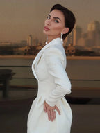 Abito corto lisca di pesce scollo profondo donna sexy moda chic - StepByStepNow