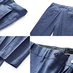 Abito slim fit in 3 pezzi a quadretti da uomo | Set smoking da sposo casual (giacca + gilet + pantaloni) per bottoni funzionali matrimonio/ballo/festa - StepByStepNow