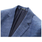 Abito slim fit in 3 pezzi a quadretti da uomo | Set smoking da sposo casual (giacca + gilet + pantaloni) per bottoni funzionali matrimonio/ballo/festa - StepByStepNow