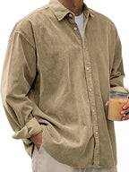 Casual Loose Men's Autumn And Winter Thick Shirt Jacket