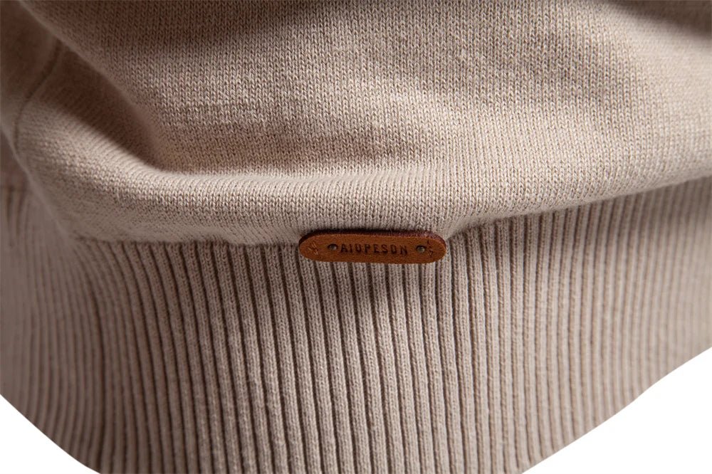 AIOPESON Maglione pullover girocollo da uomo lavorato a maglia in cotone spogliato di qualità autunno inverno maglioni caldi da uomo - StepByStepNow