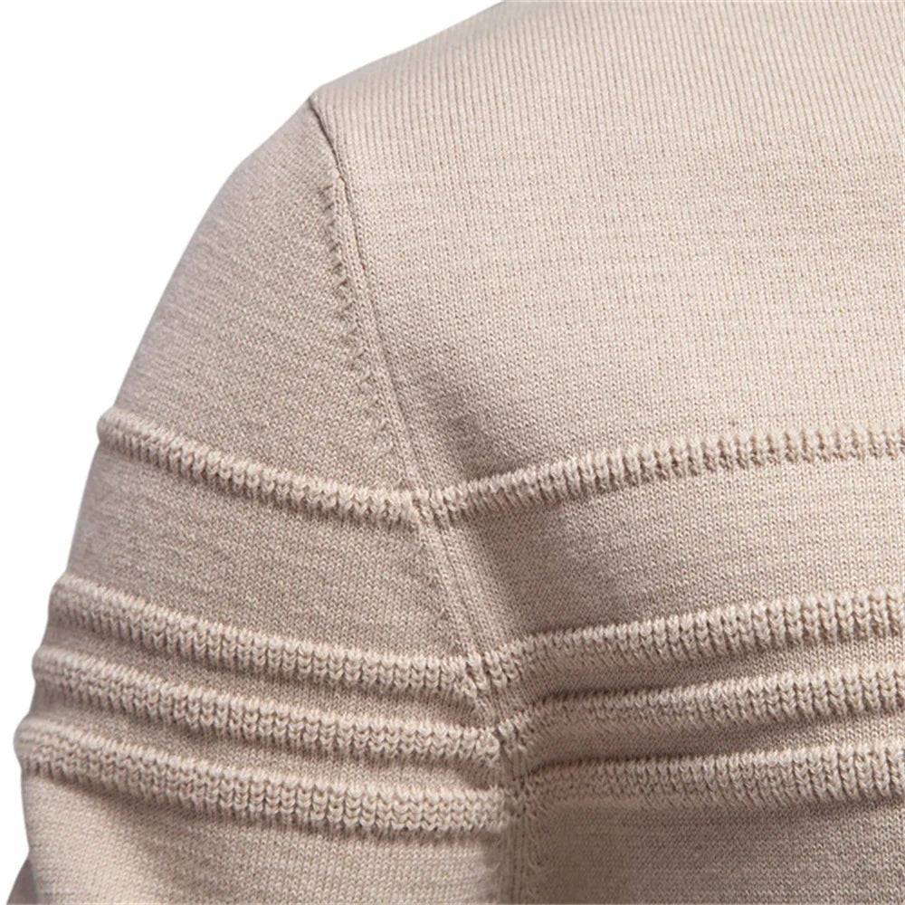AIOPESON Maglione pullover girocollo da uomo lavorato a maglia in cotone spogliato di qualità autunno inverno maglioni caldi da uomo - StepByStepNow