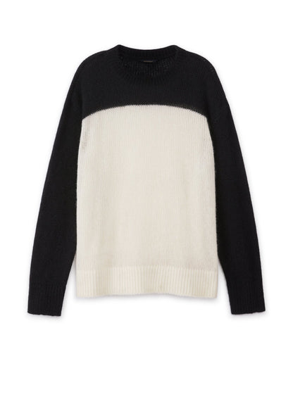 Alpaca Blend Colorblocked Sweater - StepByStep