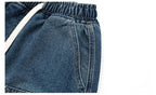 American Street "Rivet" Denim Shorts – Loose Hip - Hop Five - Quarter Pants - StepByStepNow