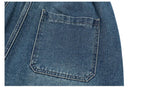American Street "Rivet" Denim Shorts – Loose Hip - Hop Five - Quarter Pants - StepByStepNow
