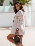 Autumn And Winter Long - sleeve Double - breasted Blazer - StepByStepNow