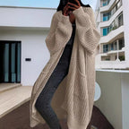 Autumn And Winter Long Sweater Women's Loose All - matching Base Long - sleeved Knitted Cardigan - StepByStepNow