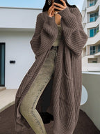 Autumn And Winter Long Sweater Women's Loose All - matching Base Long - sleeved Knitted Cardigan - StepByStepNow