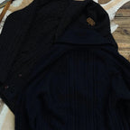 Autunno Inverno Nuovi maglioni alla moda Classico pullover retrò Maillard Cardigan versatile con colletto alla frutta verde ispessito pesante - StepByStepNow