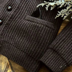 Autunno Inverno Nuovi maglioni alla moda Classico pullover retrò Maillard Cardigan versatile con colletto alla frutta verde ispessito pesante - StepByStepNow