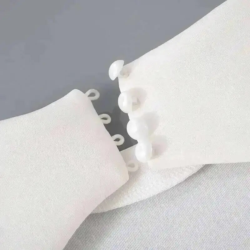 Abito sexy da club con scollo button e manica lunga, autunnale - StepByStepNow