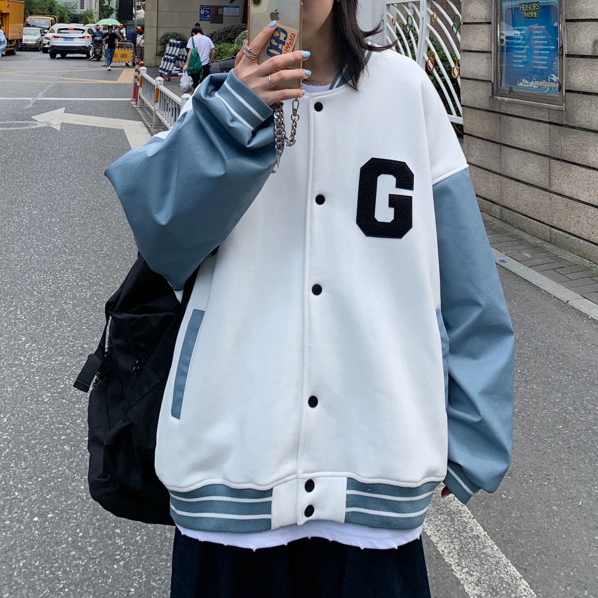 Leather Bomber Women's Vintage Fried Street Coat