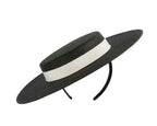 Black & white boater hat by Max Alexander - StepByStep