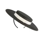 Black & white boater hat by Max Alexander - StepByStep