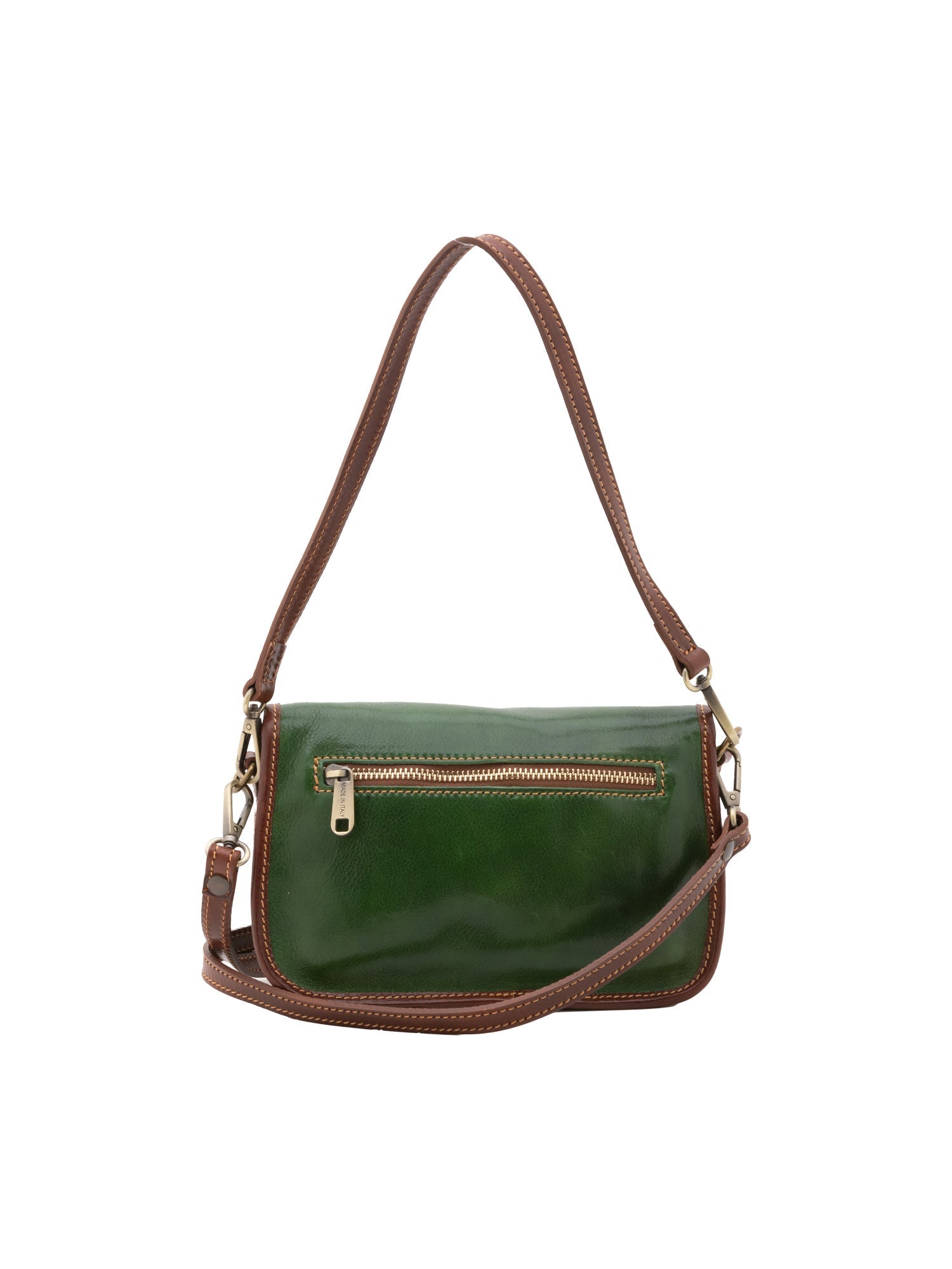 Borsa a spalla da donna In Vera pelle Made in Italy 14x23x9 cm - StepByStep