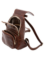 Borsa a spalla da donna In Vera pelle Made in Italy 34x26x16 cm - StepByStep