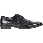 BRAVO Men Dress Shoe KING - 2 Wingtip Oxford Shoe - StepByStep