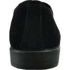 BRAVO Men Dress Shoe KING - 3 Wingtip Oxford Shoe Black - StepByStep