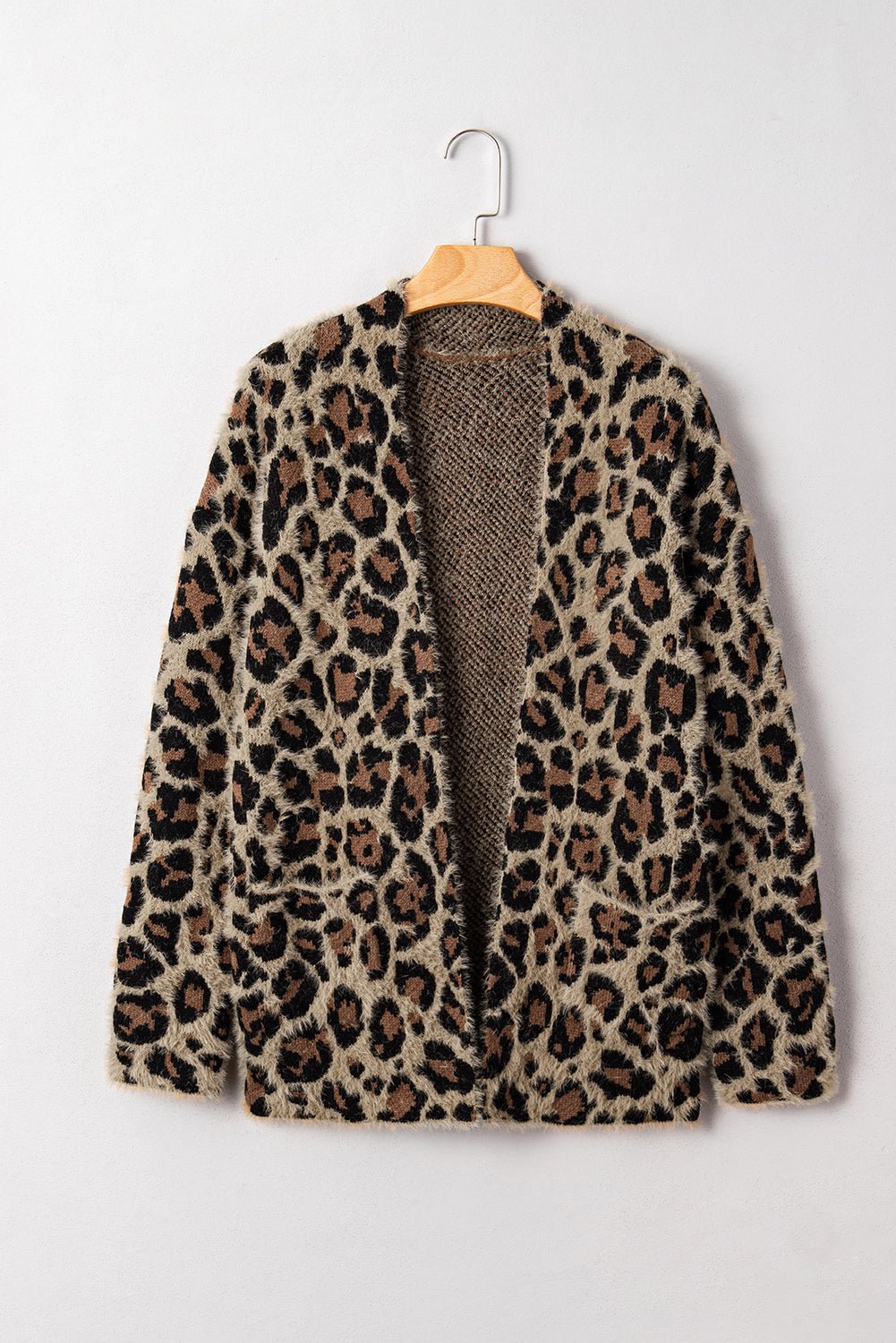 Brown Leopard Open Cardigan - StepByStep