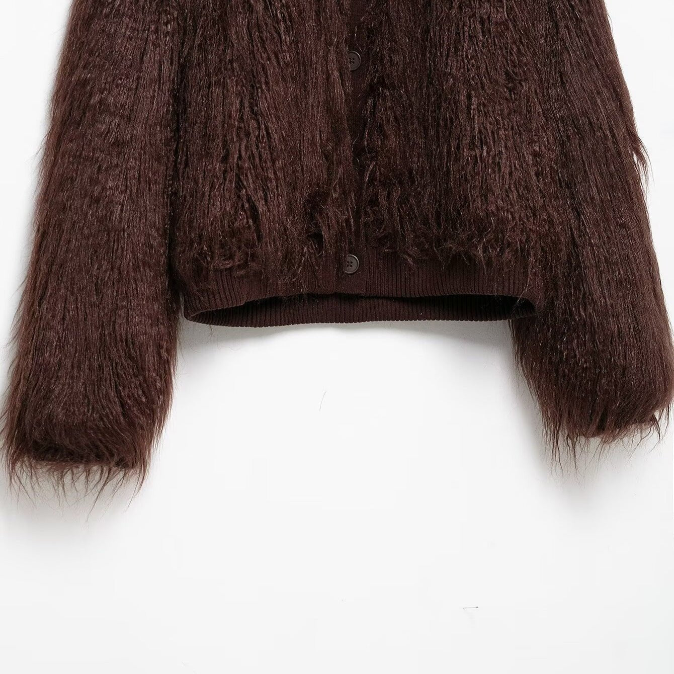 Brown Stand - Up Collar Jacket For Women, Gramercy, BYMANYC New York. - StepByStep