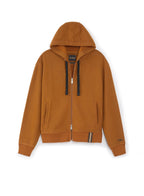 Brushed French Terry Zipped Hoodie (Copper) - StepByStep