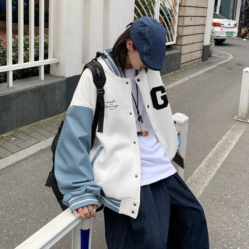 Leather Bomber Women's Vintage Fried Street Coat