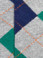 Calza lunga a rombi - StepByStep