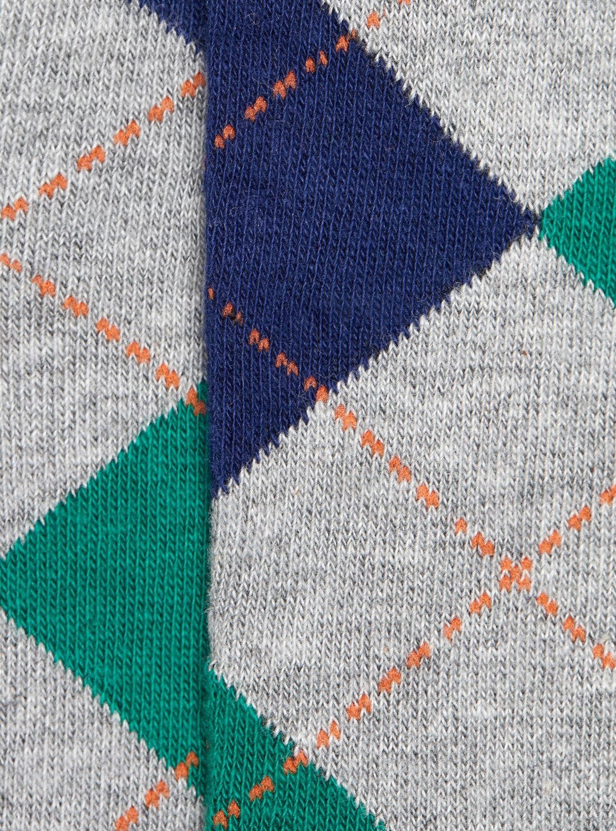 Calza lunga a rombi - StepByStep