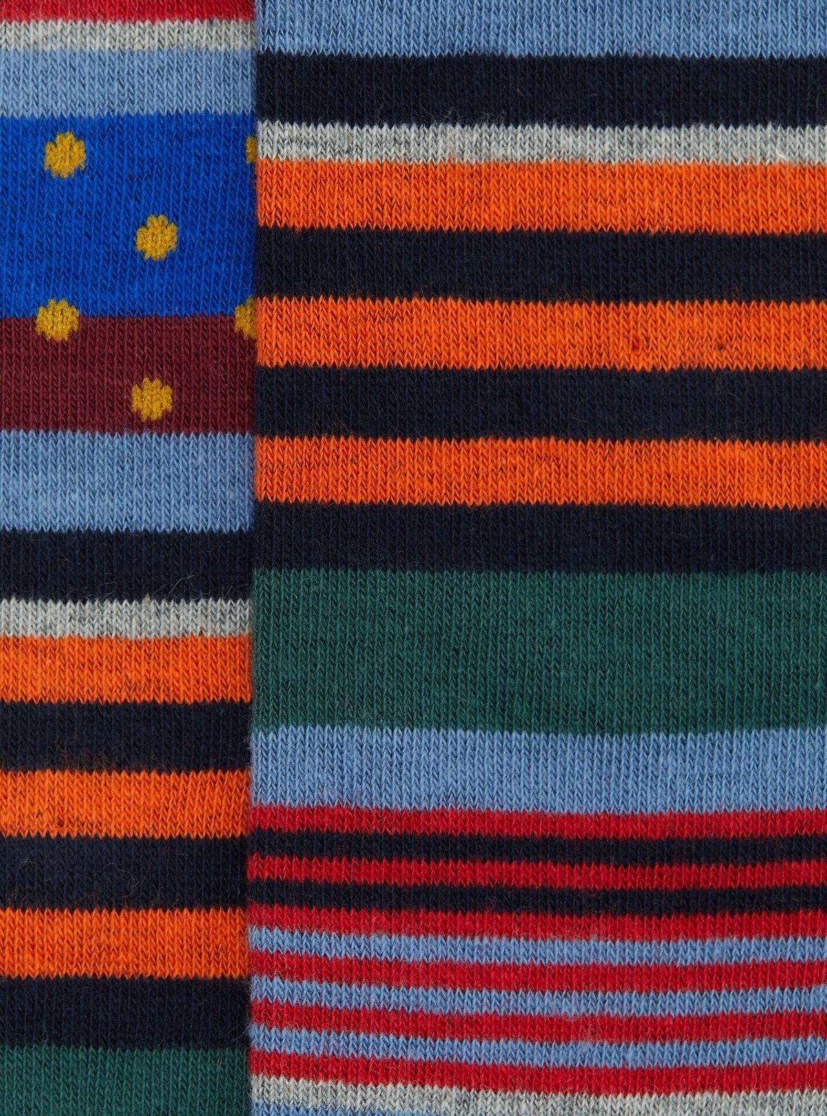 Calza lunga fantasia linee e pois - StepByStep