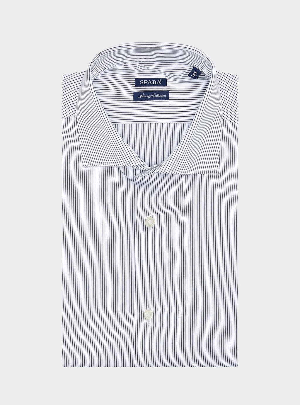 Camicia a righe collo francese in puro cotone - StepByStep